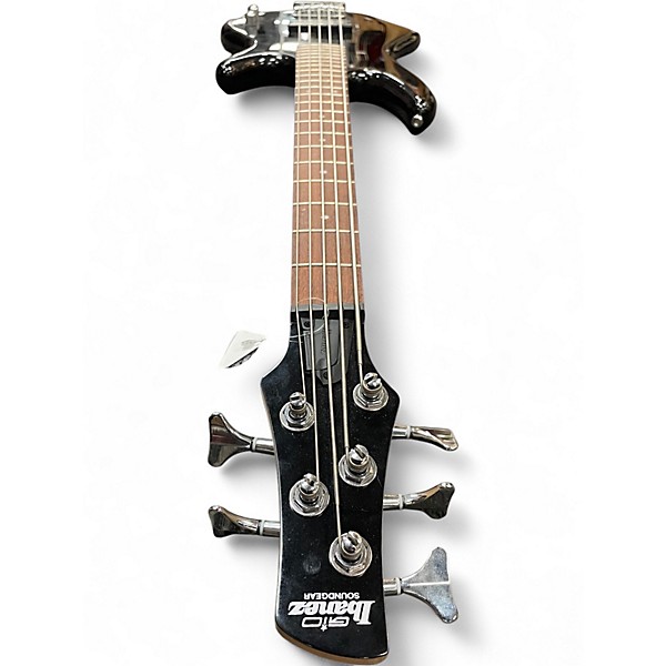 Used Ibanez GSR105EX 5 String Black Electric Bass Guitar
