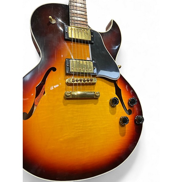 Used 2012 Gibson ES 137 2 Color Sunburst Solid Body Electric Guitar