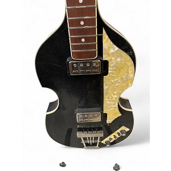 Used Hofner VIOLIN CONTEMPORARY Black Electric Bass Guitar