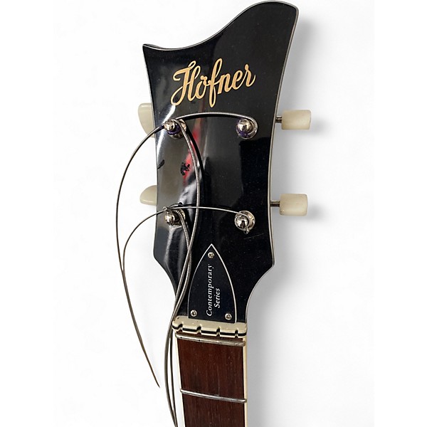 Used Hofner VIOLIN CONTEMPORARY Black Electric Bass Guitar