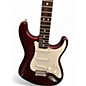 Used Fender STANDARD STRATOCASTER MIM Burgundy Solid Body Electric Guitar