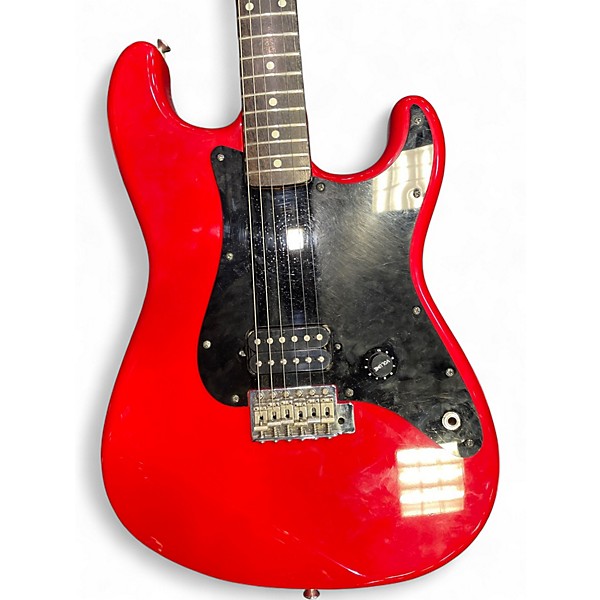 Used 1985 Squier MIJ STRAT Red Solid Body Electric Guitar