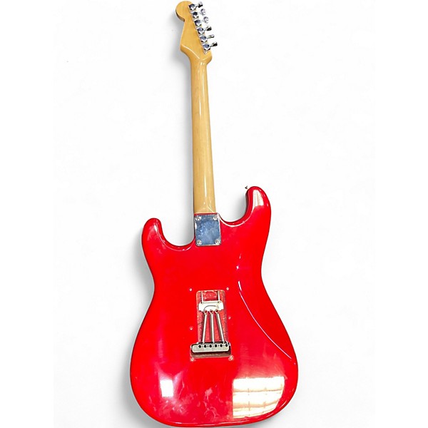Used 1985 Squier MIJ STRAT Red Solid Body Electric Guitar