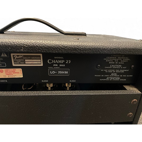 Used Fender Champ 25 Guitar Combo Amp