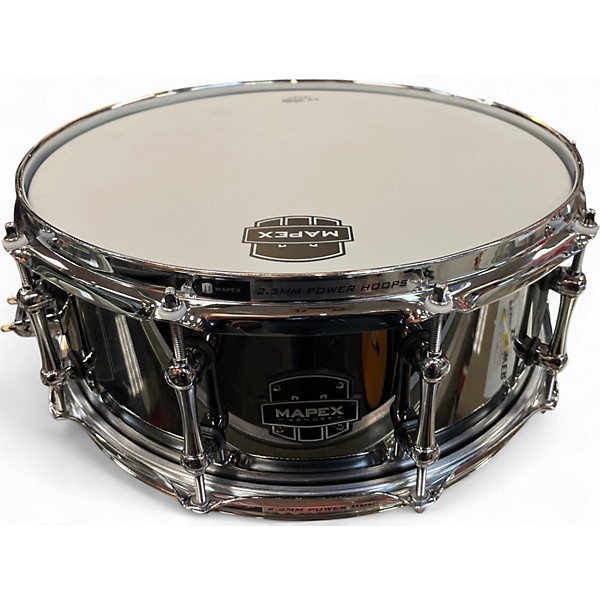 Used Mapex 5.5X14 Armory Series Tomahawk Black Chrome Drum