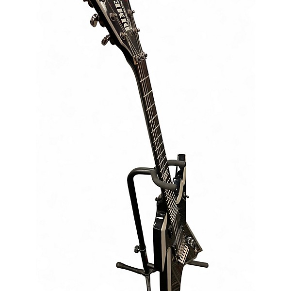 Used Dean Dimebag Razorback BLACK AND GREY Solid Body Electric Guitar