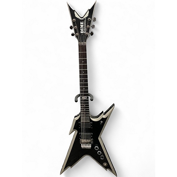 Used Dean Dimebag Razorback BLACK AND GREY Solid Body Electric Guitar