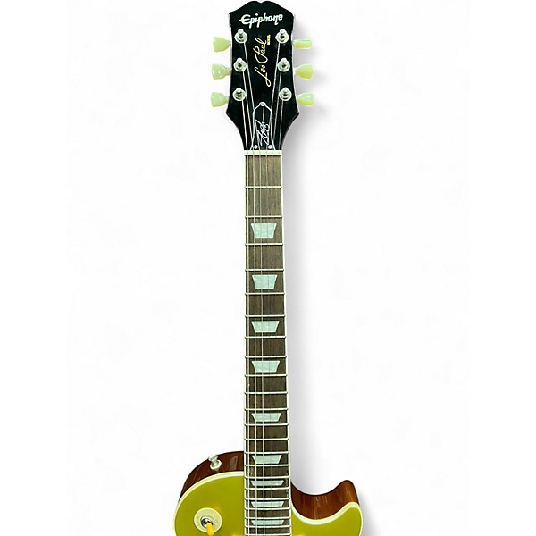 Used Epiphone Slash Signature Victoria Gold Top Gold Top Solid Body Electric Guitar