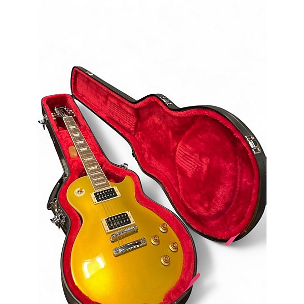 Used Epiphone Slash Signature Victoria Gold Top Gold Top Solid Body Electric Guitar