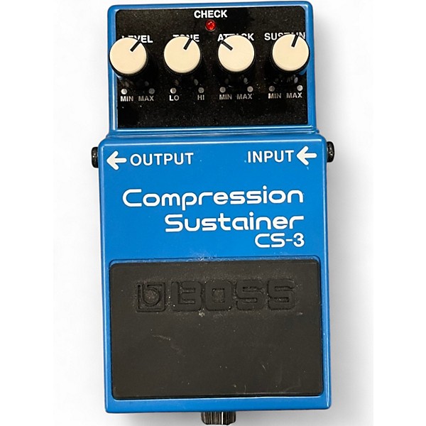 Used BOSS CS3 Compressor Sustainer Effect Pedal
