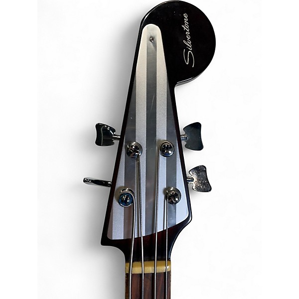 Vintage 1964 Silvertone 1438 3 Color Sunburst Electric Bass Guitar