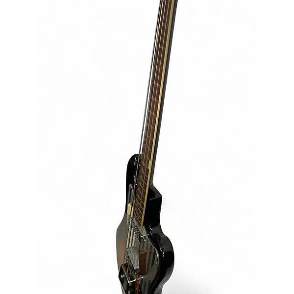 Vintage 1964 Silvertone 1438 3 Color Sunburst Electric Bass Guitar