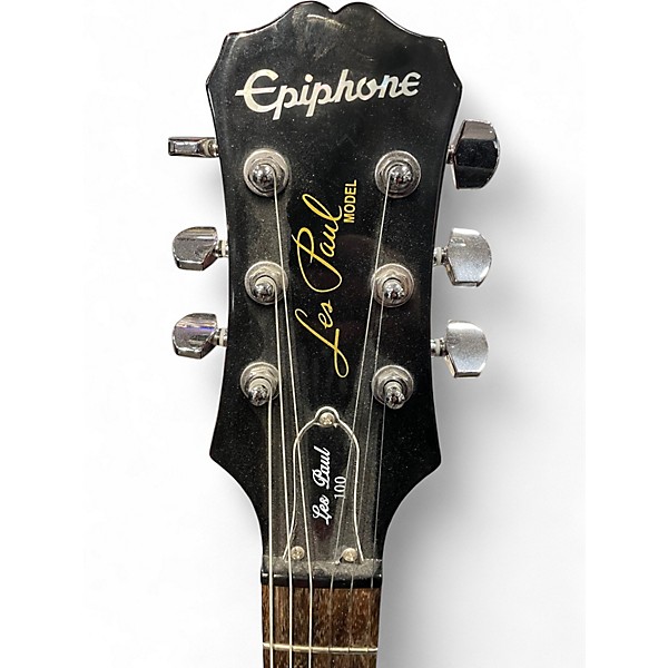 Used Epiphone Les Paul 100 Bolt On Cherry Sunburst Solid Body Electric Guitar