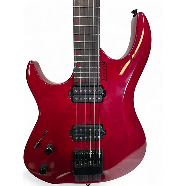 Used Kiesel OSIRIS RED Solid Body Electric Guitar
