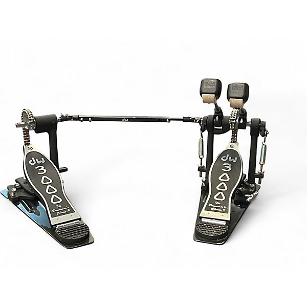 Used DW 3000 Series Double Double Bass Drum Pedal