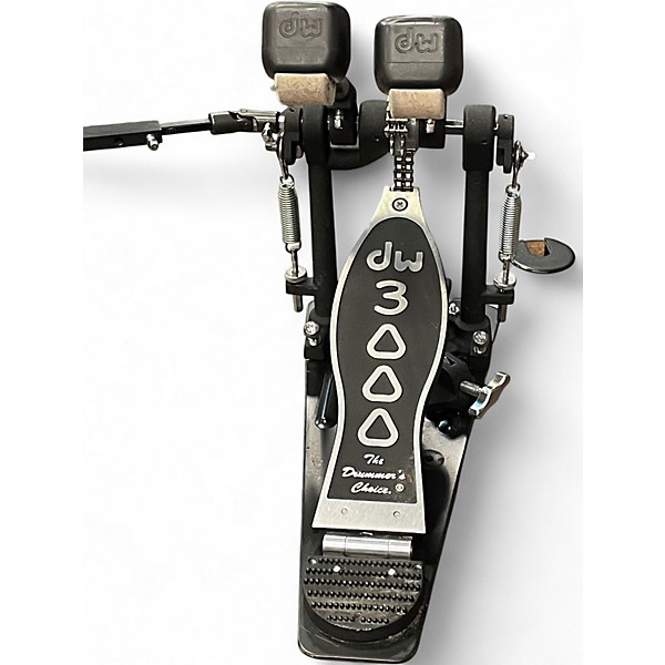 Used DW 3000 Series Double Double Bass Drum Pedal