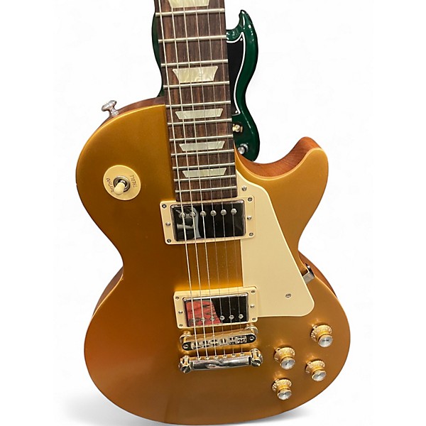 Used 2018 Gibson Les Paul Tribute Gold Solid Body Electric Guitar