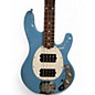 Used Sterling by Music Man Ray4 Blue Electric Bass Guitar