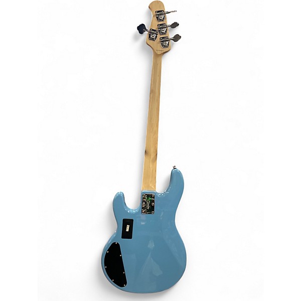 Used Sterling by Music Man Ray4 Blue Electric Bass Guitar