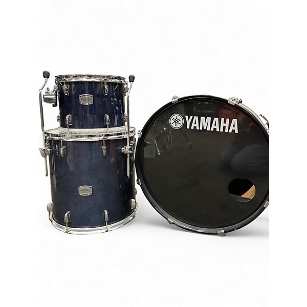 Used Yamaha 3 Piece Stage Custom Midnight Blue Drum Kit
