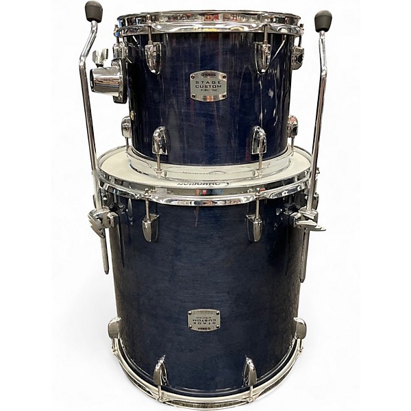 Used Yamaha 3 Piece Stage Custom Midnight Blue Drum Kit