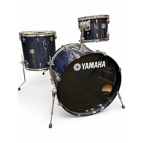 Used Yamaha 3 Piece Stage Custom Midnight Blue Drum Kit