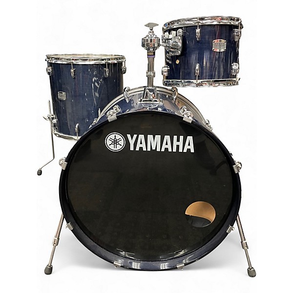 Used Yamaha 3 Piece Stage Custom Midnight Blue Drum Kit