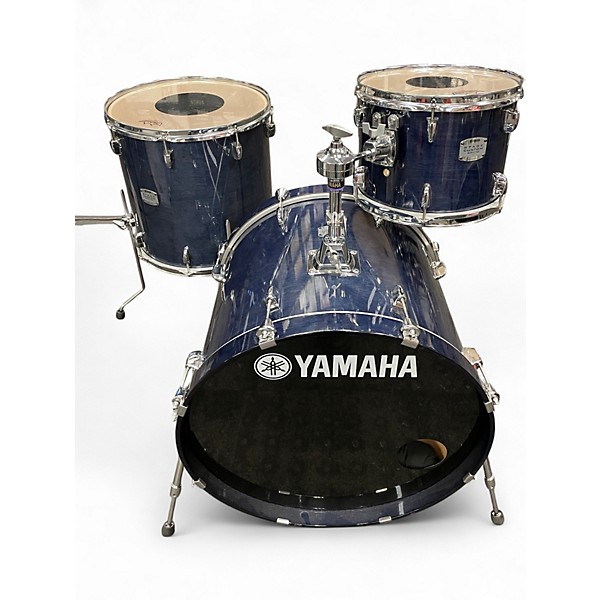 Used Yamaha 3 Piece Stage Custom Midnight Blue Drum Kit