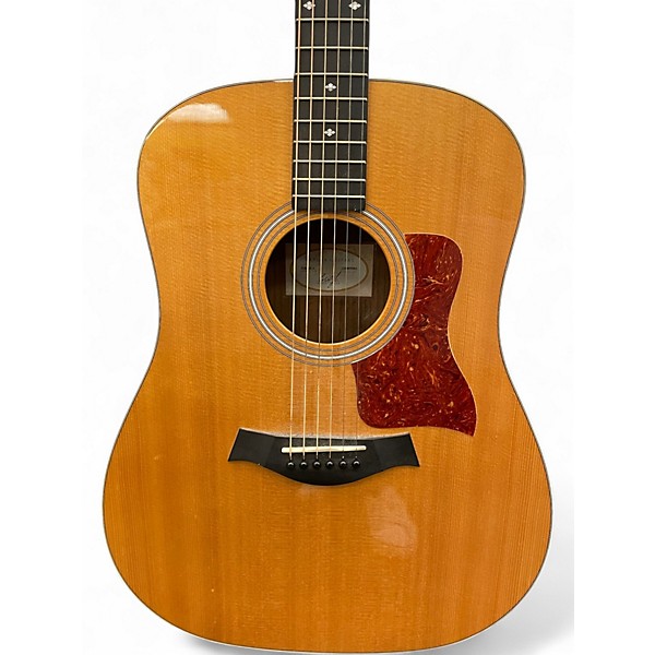 Used Taylor 210E DLX Vintage Natural Acoustic Electric Guitar