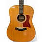Used Taylor 210E DLX Vintage Natural Acoustic Electric Guitar