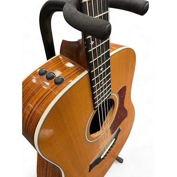 Used Taylor 210E DLX Vintage Natural Acoustic Electric Guitar