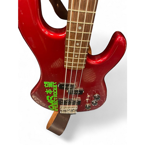 Used Kramer FOCUS 7000 Candy Apple Red Electric Bass Guitar