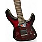Used Schecter Guitar Research Demon 6 RED Solid Body Electric Guitar