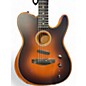 Used Fender American Acoustasonic Telecaster Sunburst Acoustic Electric Guitar