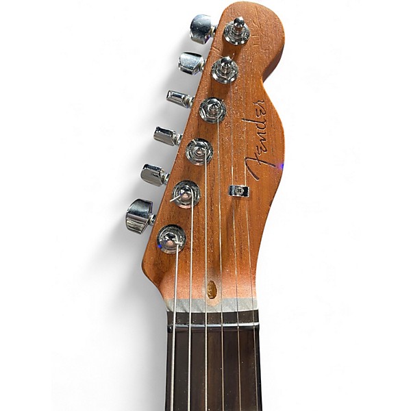 Used Fender American Acoustasonic Telecaster Sunburst Acoustic Electric Guitar