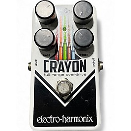 Used Electro-Harmonix Crayon Full Range Overdrive Effect Pedal