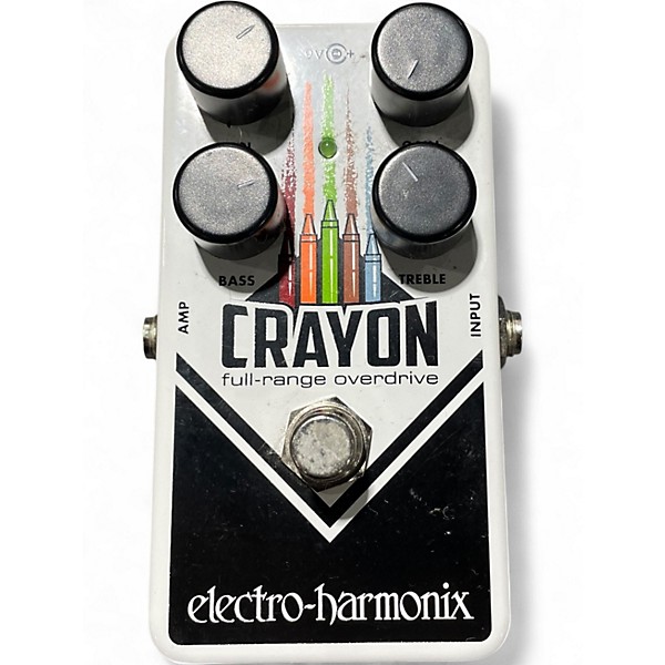 Used Electro-Harmonix Crayon Full Range Overdrive Effect Pedal