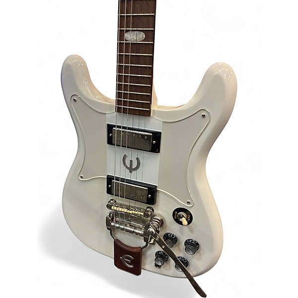 Used Epiphone 50th Anniversary 1962 Reissue Crestwood Custom Polar White Solid Body Electric Guitar