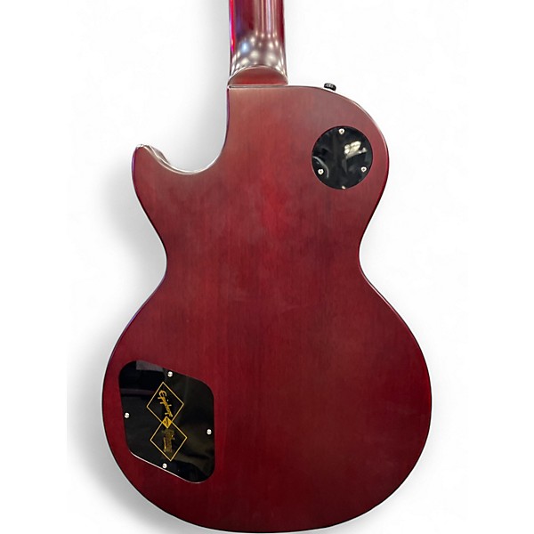 Used 2024 Epiphone Les Paul Custom Iced Tea Solid Body Electric Guitar