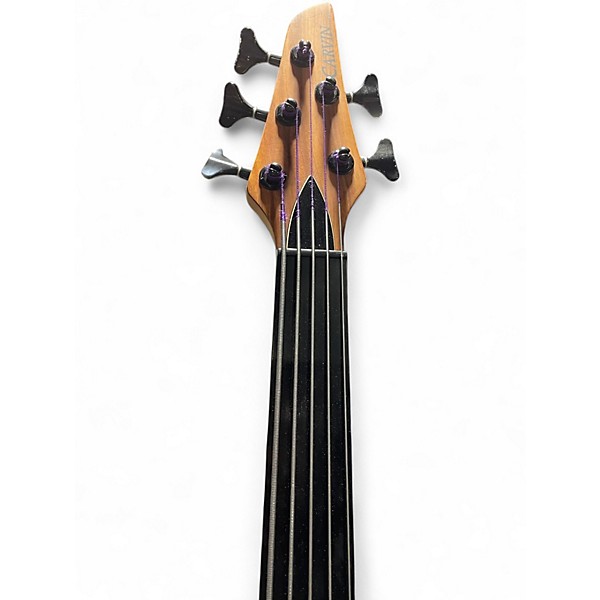 Used Carvin LB75F Fretless Bass Natural Electric Bass Guitar