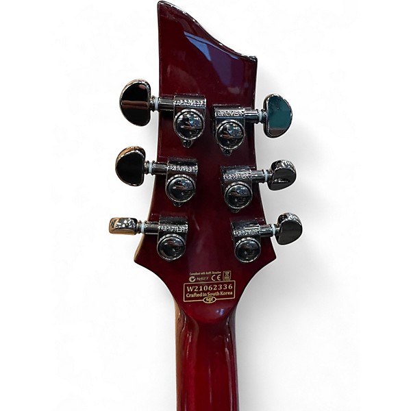 Used Schecter Guitar Research Hellraiser C1 FR Black Cherry Solid Body Electric Guitar