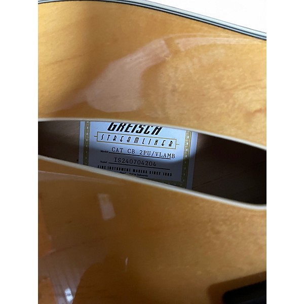 Used Gretsch Guitars Streamliner CB Cat Eye Natural Hollow Body Electric Guitar