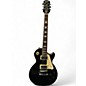 Used 2000s Epiphone Les Paul Standard Ebony Solid Body Electric Guitar thumbnail