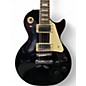 Used 2000s Epiphone Les Paul Standard Ebony Solid Body Electric Guitar