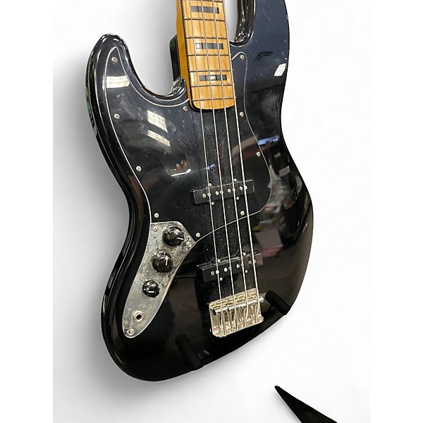 Used Squier Classic Vibe 1960S Jazz Bass Black Electric Bass Guitar
