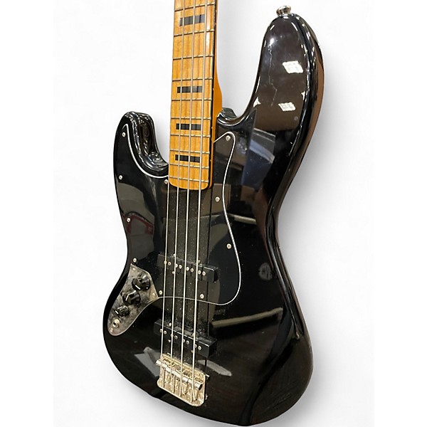 Used Squier Classic Vibe 1960S Jazz Bass Black Electric Bass Guitar