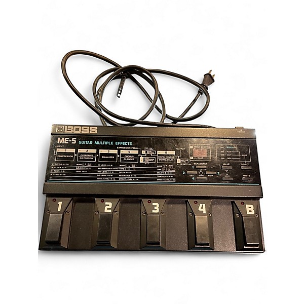 Used BOSS ME5 Guitar Multi Effect Processor