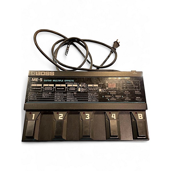 Used BOSS ME5 Guitar Multi Effect Processor