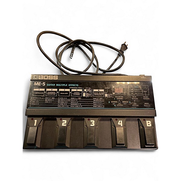 Used BOSS ME5 Guitar Multi Effect Processor