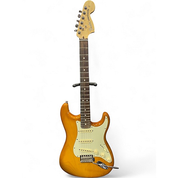 Used Fender American Performer Stratocaster SSS Honey Burst Solid Body Electric Guitar